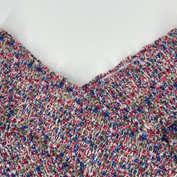 BB Dakota | Revolve Ditsy‎ Floral Smock Factor Feminine Top Blouse S Coquette - Picture 8 of 13